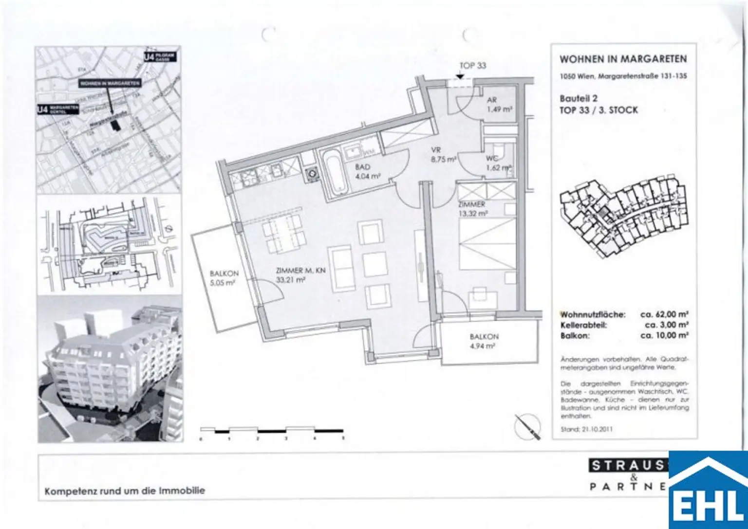 „Wohnen in Margareten“ - Top 2 Zimmerwohnung mit Freifläche