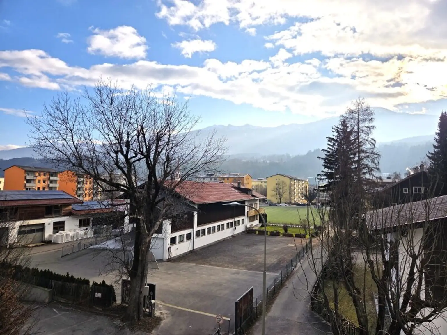 Aussicht vom Balkon nach Süd- ost