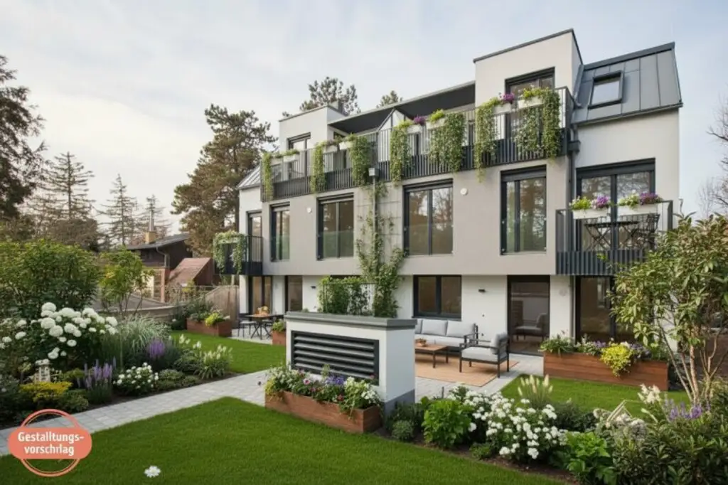 ZWEI MAL ZWEI | Exklusives, modernes Wohnen mit herrlichem, großem Garten & Grünblick | HAUS 4