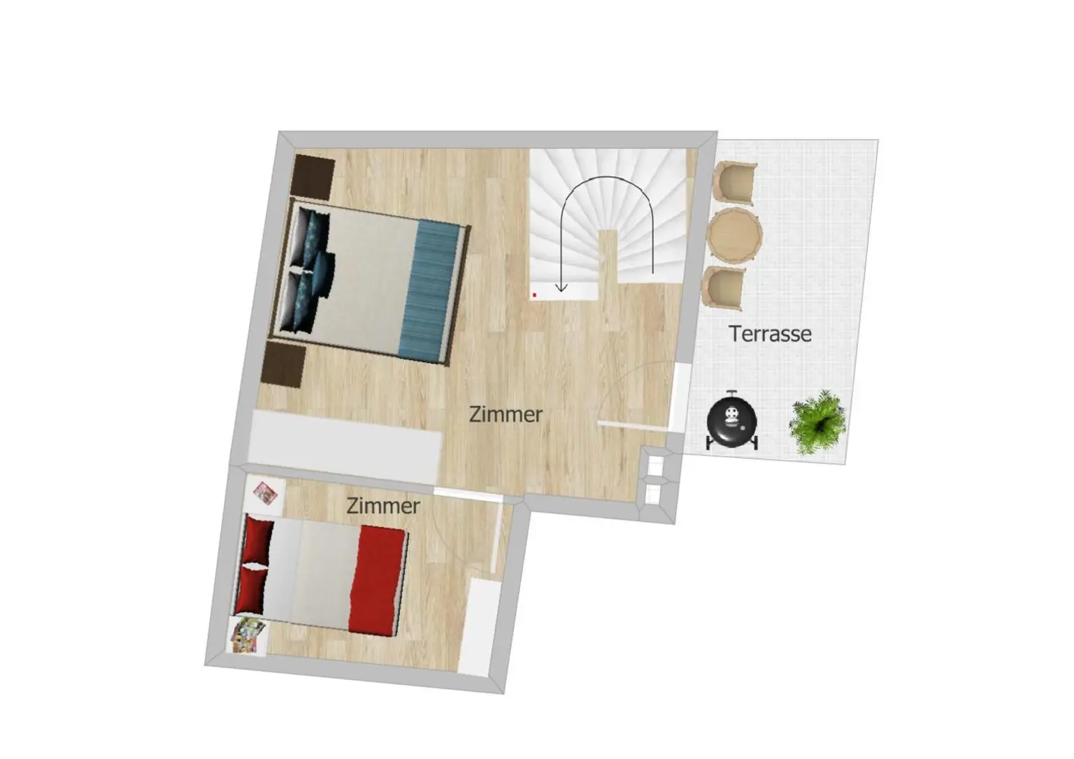 Neubauprojekt Oberlaa - Wohnen, wo Lebensqualität zu Hause ist! Top 04: 4-Zi.-Maisonette mit Dachterrasse!