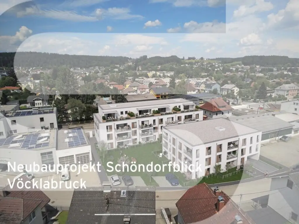 Neubauprojekt  Wohnhausanlage SCHÖN | DORF | BLICK  - Vöcklabruck