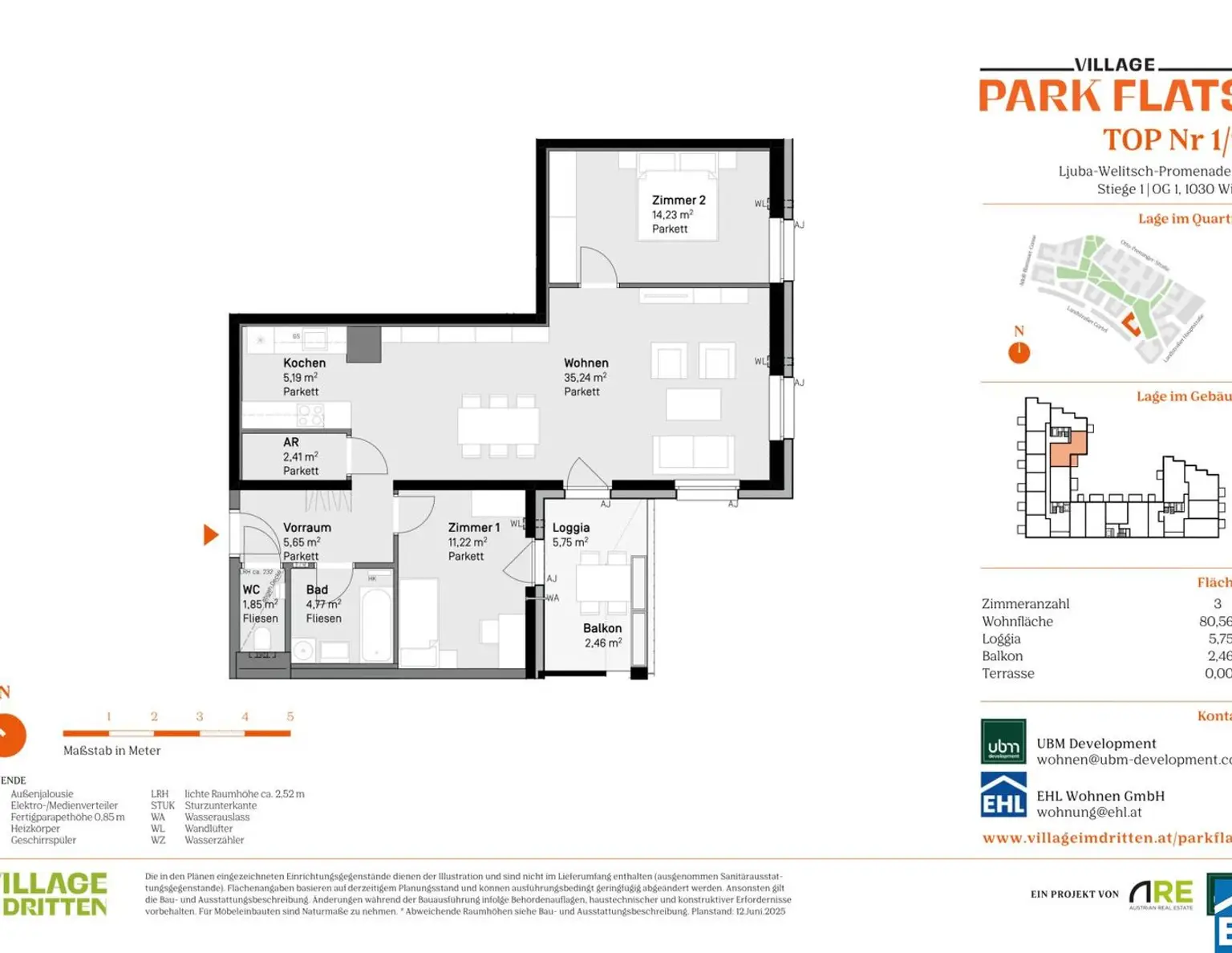 Parknähe und Urbanität - Ihr Anlageobjekt bei den PARK FLATS