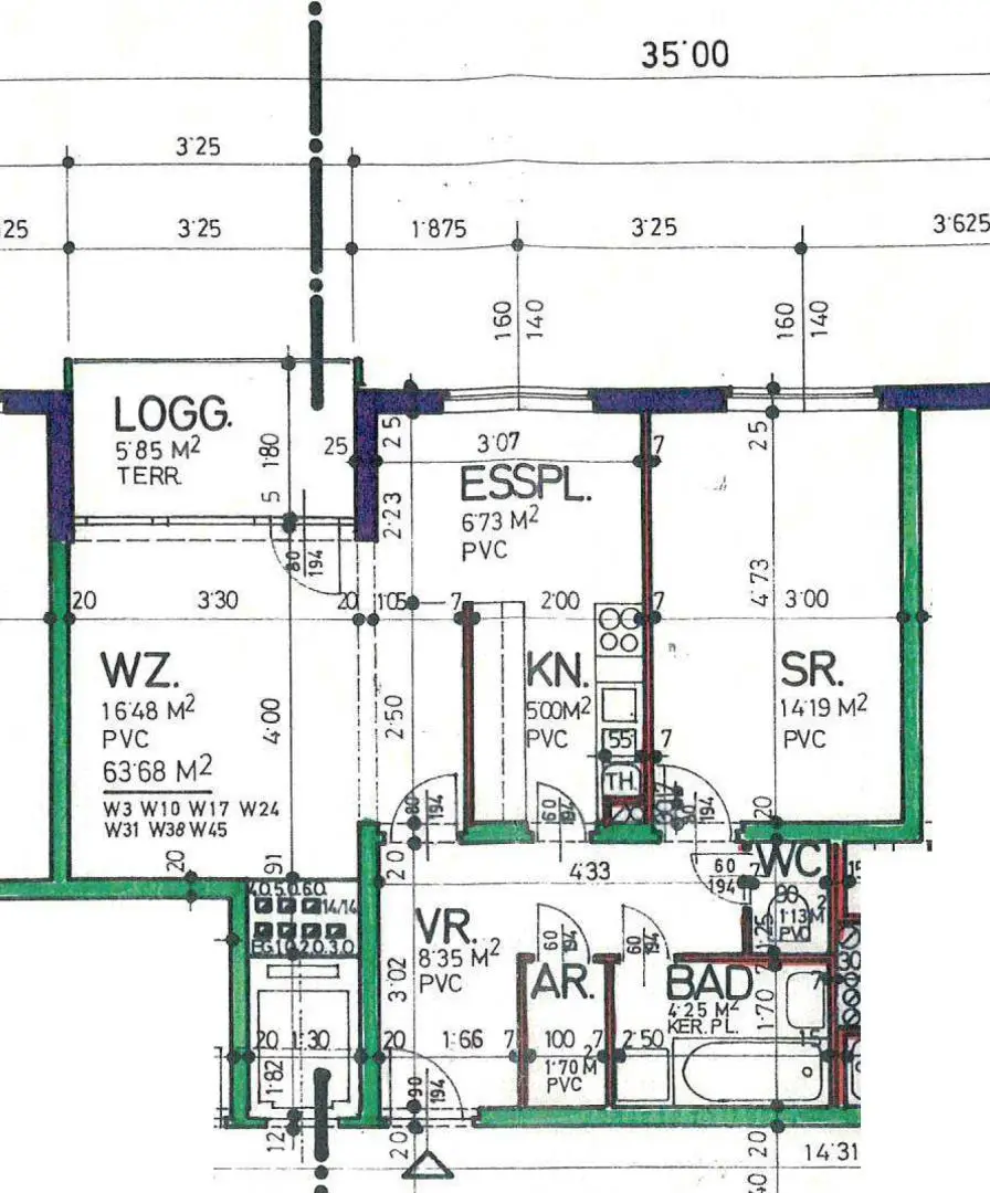 Schöne sanierte 2 Zimmer Wohnung in guter Lage