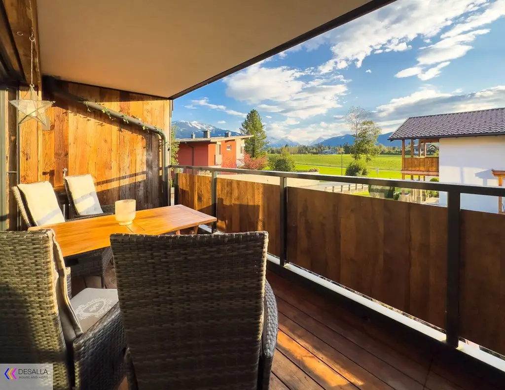 Exklusive Maisonette-Wohnung in Saalfelden mit Garten und Bergblick