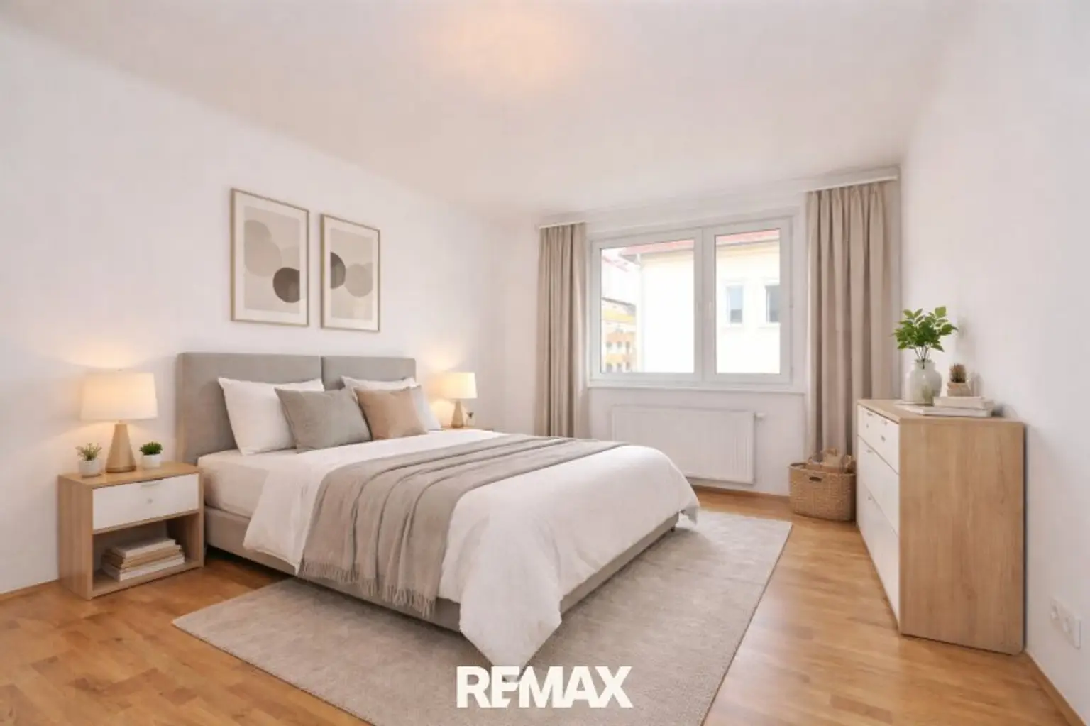 Schlafzimmer (virtuell eingerichtet)