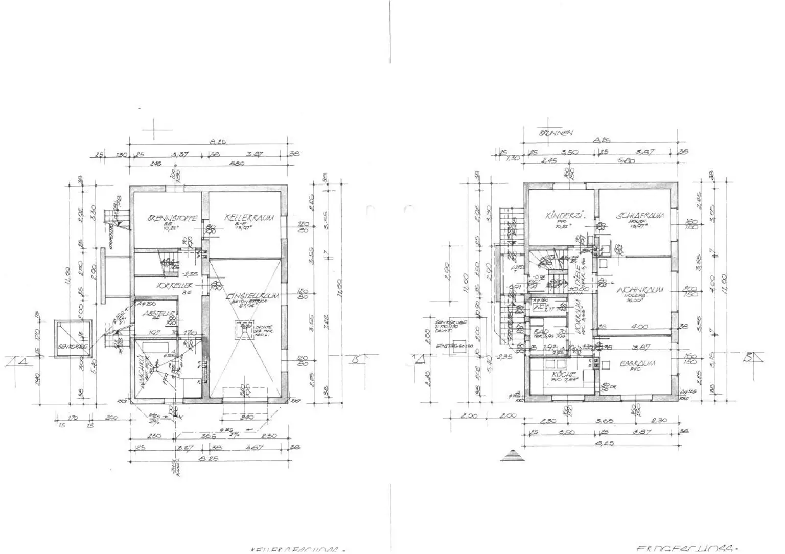 Planskizze - EFH 2111 Harmannsdorf