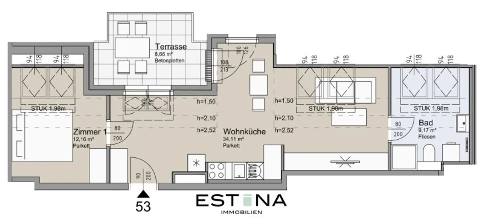 Provisionsfrei, ruhig, zentral & weit oben – Dachgeschoss-Wohnung mit Klasse