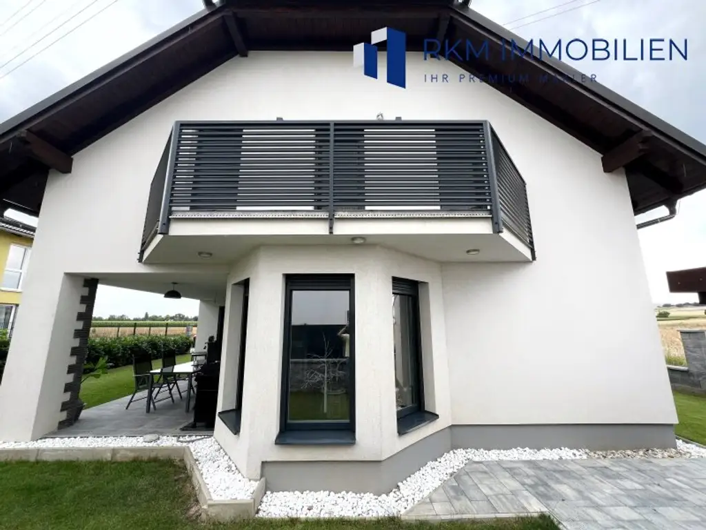 Luxuriöses Einfamilienhaus in Gerasdorf: 6 Zimmer, 207m², Terrasse & Balkone!