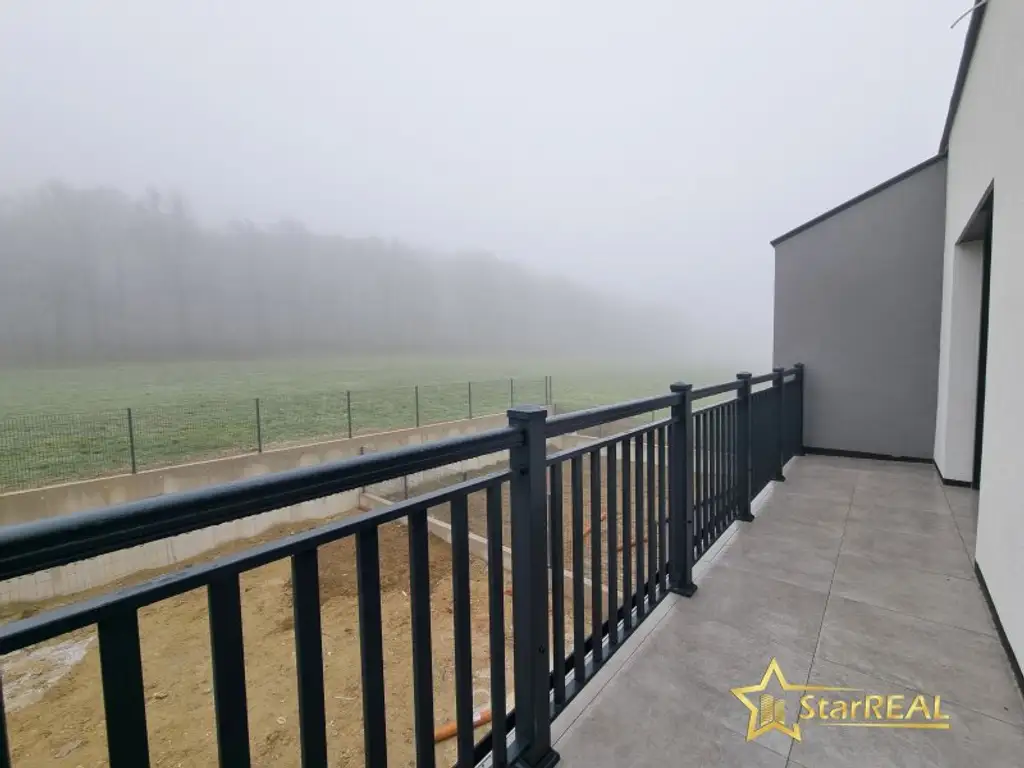 KURZ VOR FERTIGSTELLUNG! 208 m² NFL! 5-ZIMMER, KELLER, BALKON, TERRASSE, CARPORT UND GROSSER GARTEN. ZIEGELQUALITÄT MIT UNVERBAUBAREM GRÜNBLICK.