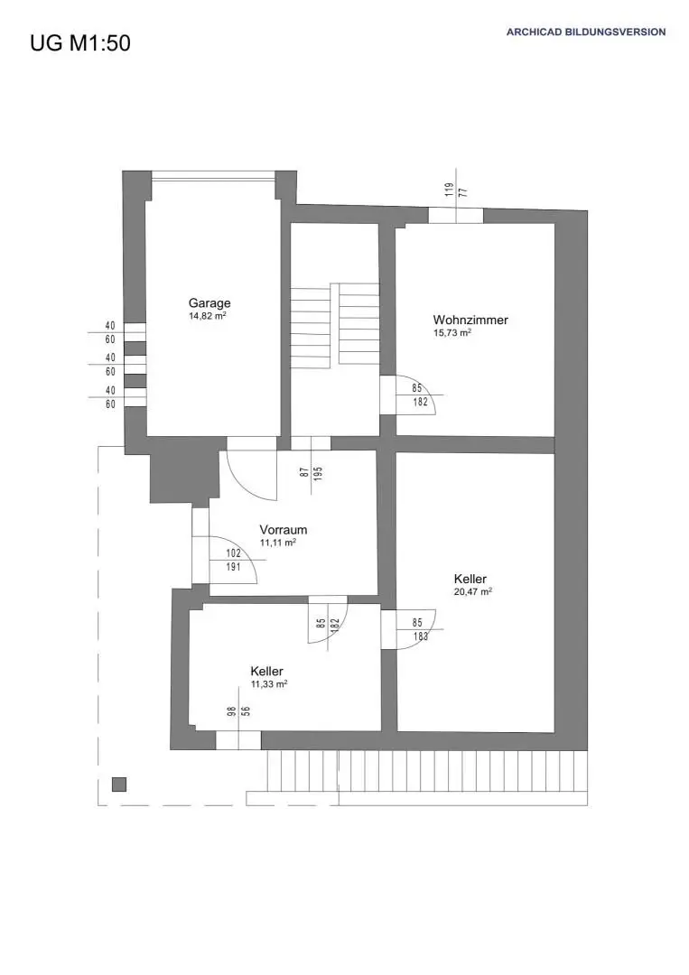 Grundriss UG