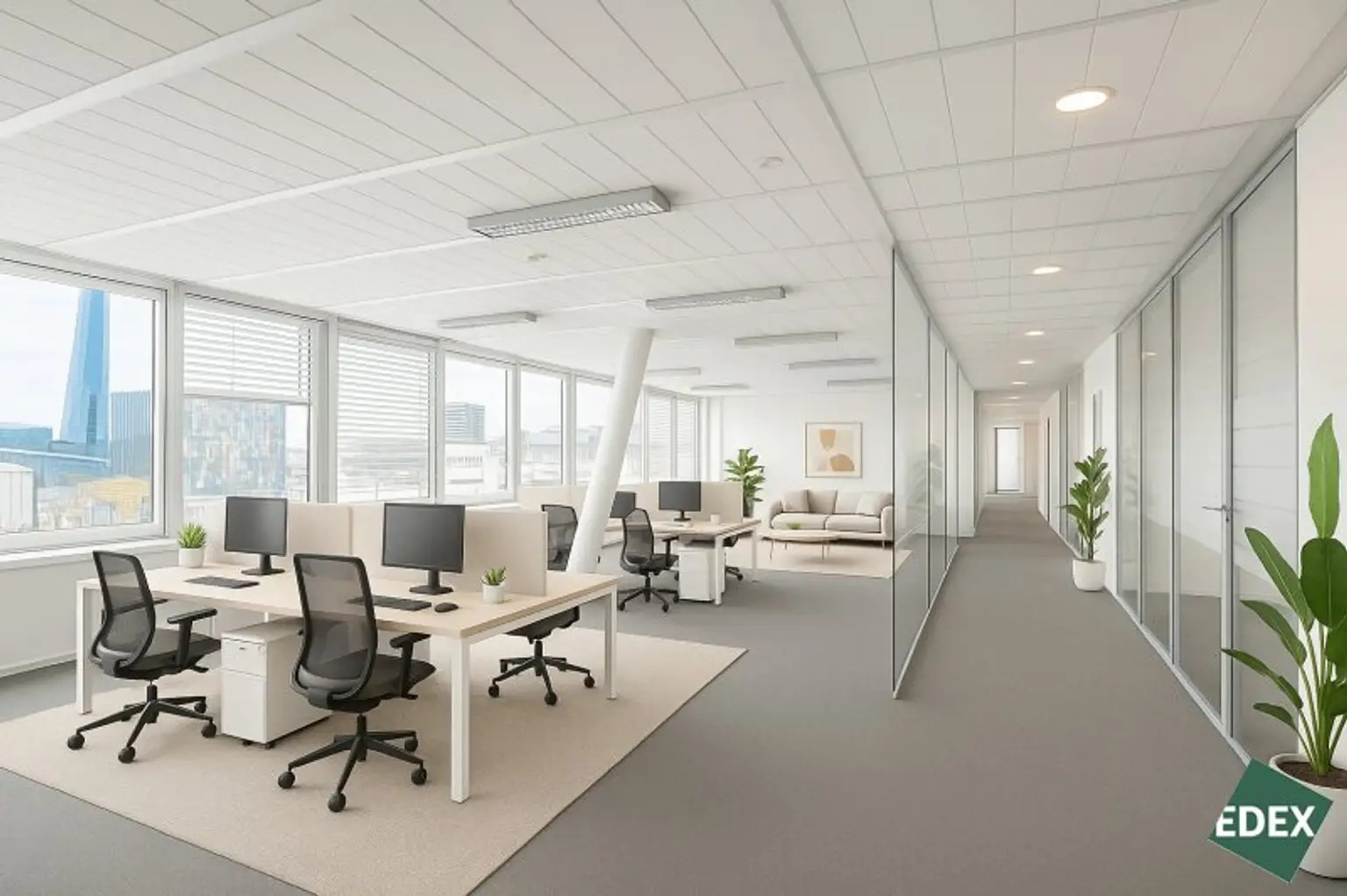 Skyline | flexible Büroflächen direkt an der U-Bahn