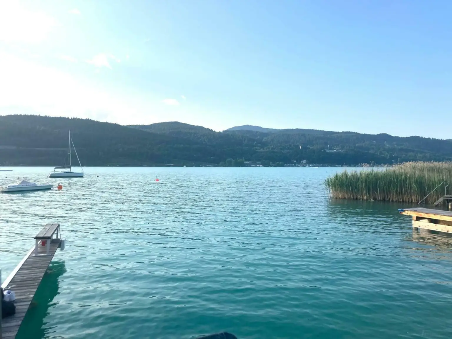 Schiefling - Penthouse Wohnung mit Seeblick und Privatstrand am Wörthersee