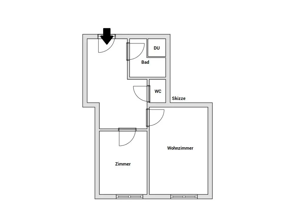 Erstbezug – Modern sanierte 2-Zimmer-Wohnung - Nähe U1