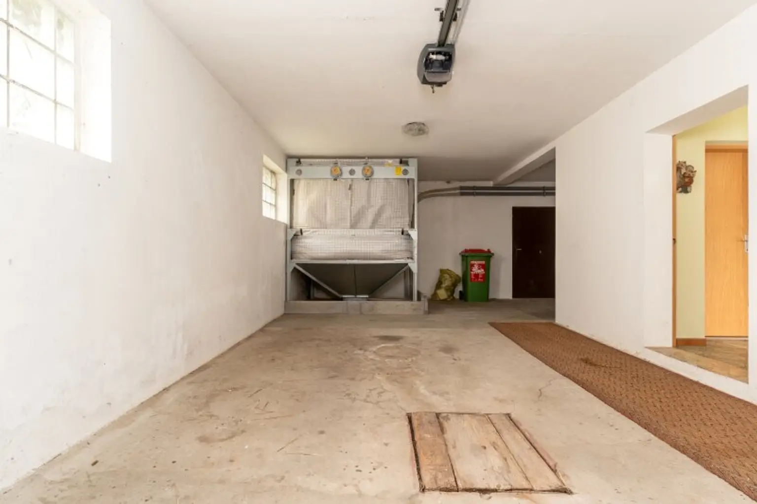 Untergeschoss Garage / Pelletslager