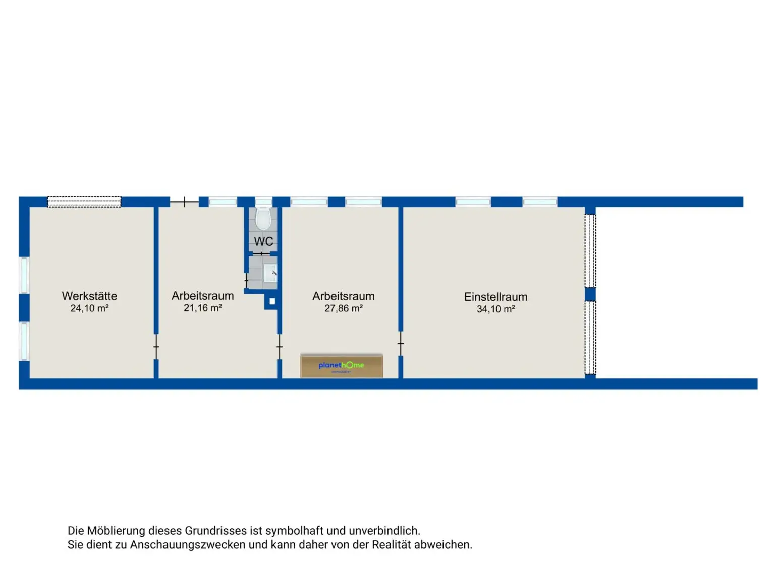 Grundriss Werkstatt