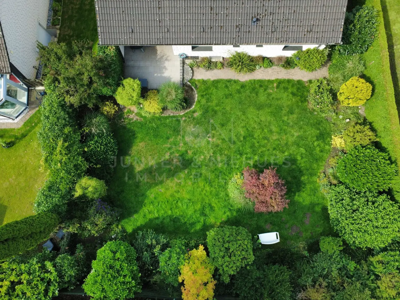 Garten von oben