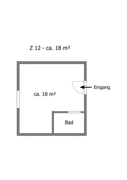 Gepflegtes Mini-Apartment mit Badezimmer in zentraler Lage! Nähe BMW, SKF!!!