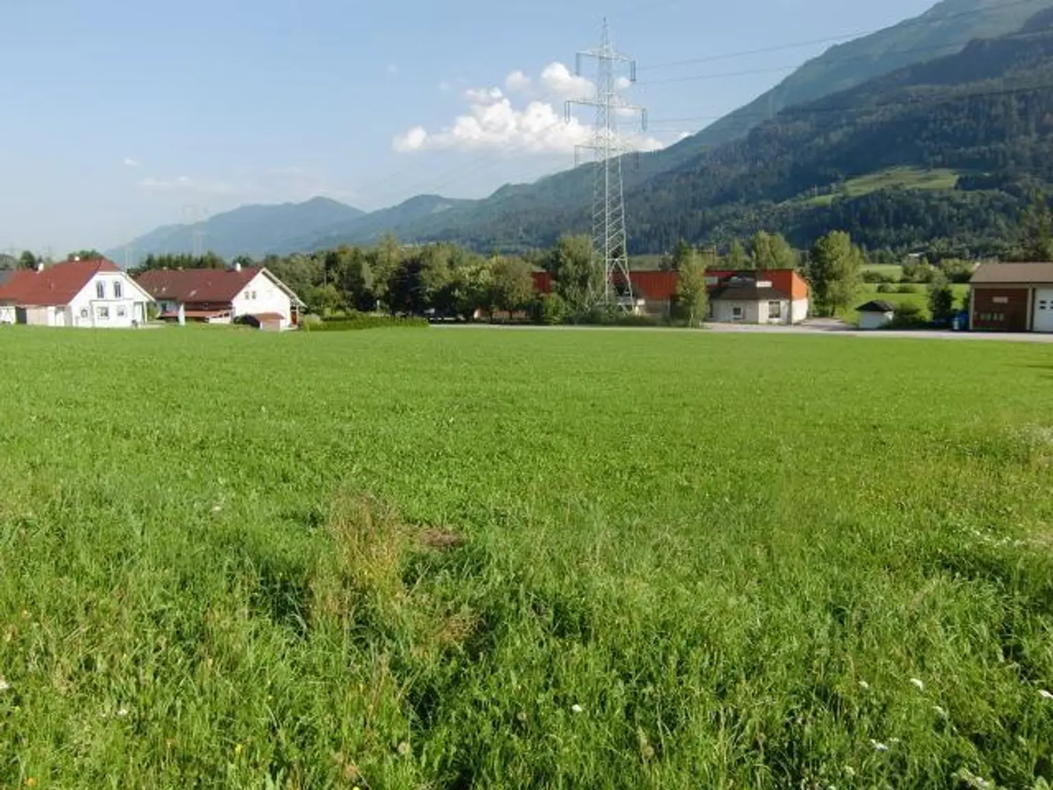 Grundstück Blick Richtung Südost