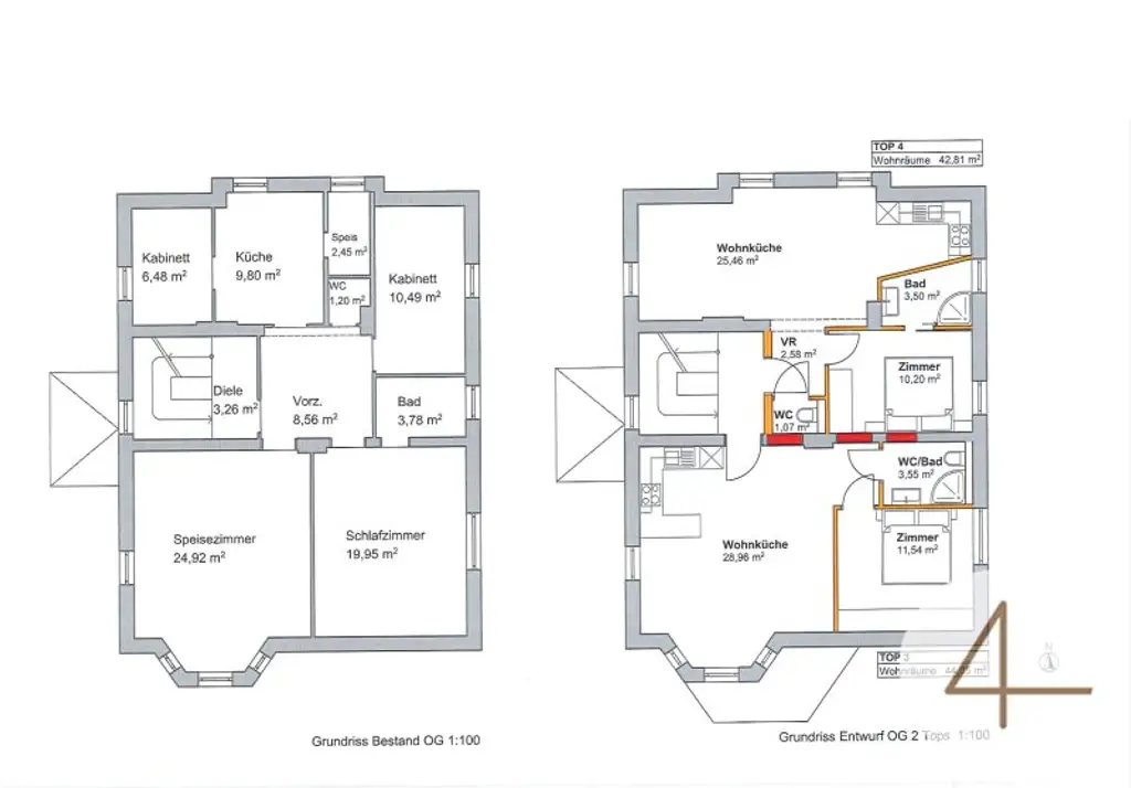 TOP-Lage nähe Stadtzentrum! Sommeraktion! Sanierungsbedürftig mit Ausbaupotential! Studie für 4 Wohneinheiten mit DG-Ausbau vorhanden!