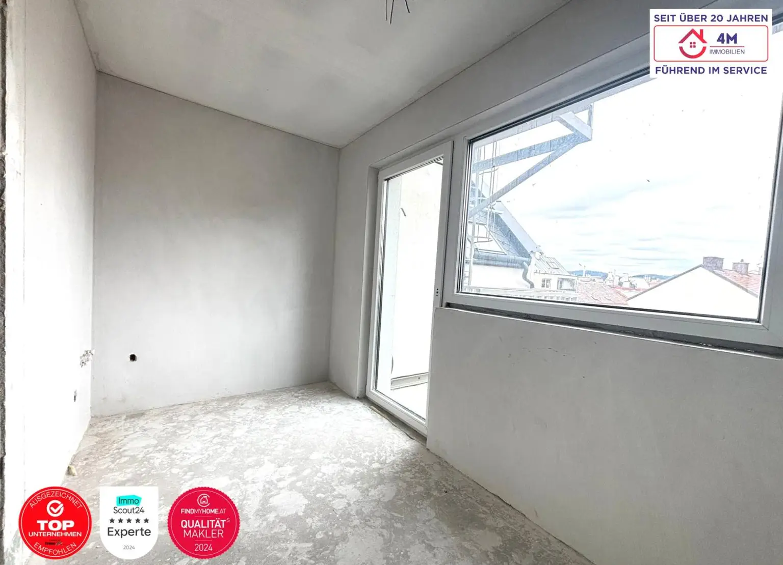 **AIRBNB & KURZZEITVERMIETUNG** Attraktive 2-Zimmer-Wohnung mit Balkon – 51,48 m² + 2,15 m² Balkon | 3. Obergeschoss (Neubau) | Erstbezug