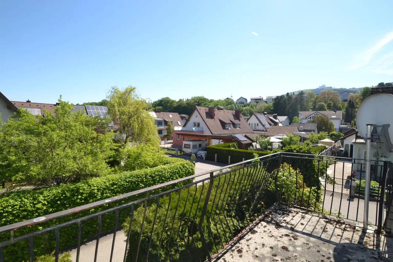 Terrasse mit Blick auf den Sonntagberg