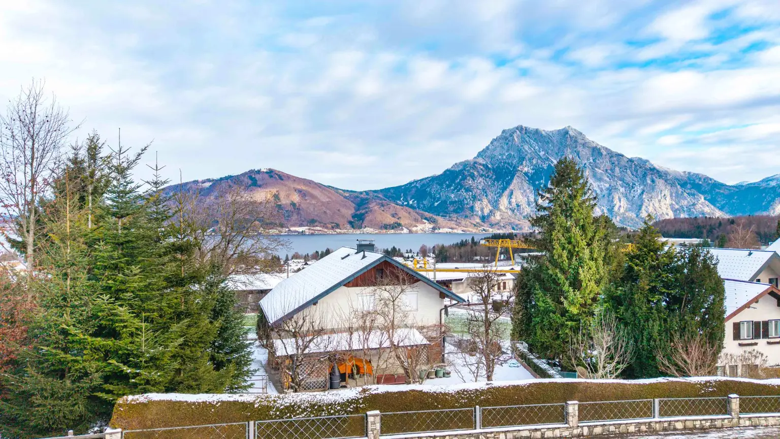 Traunsee, Traunstein und das umliegenden Bergpano