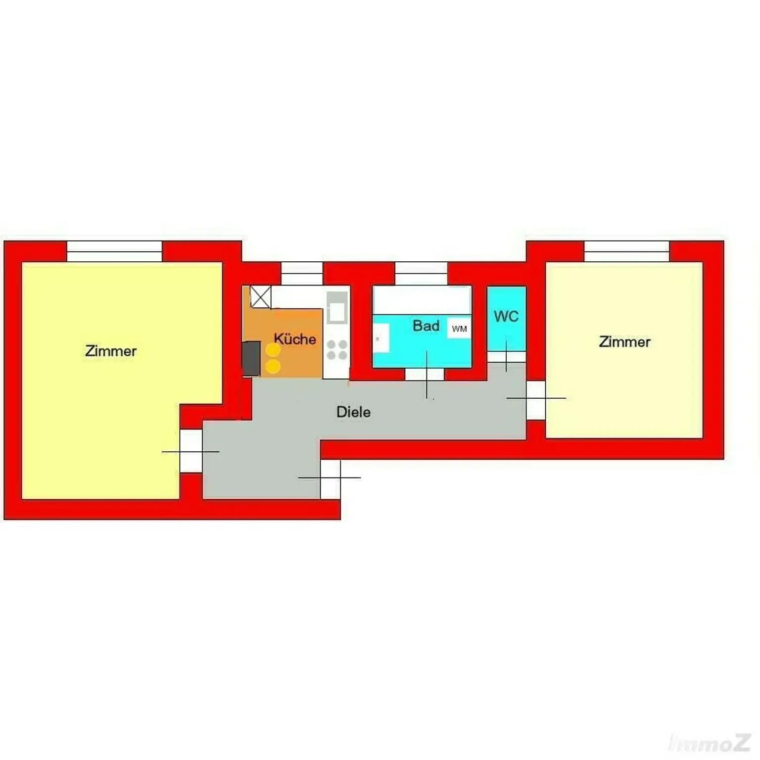 Sanierte 2-Zimmer DG-Wohnung mit Gartennutzung bei UNI und LKH