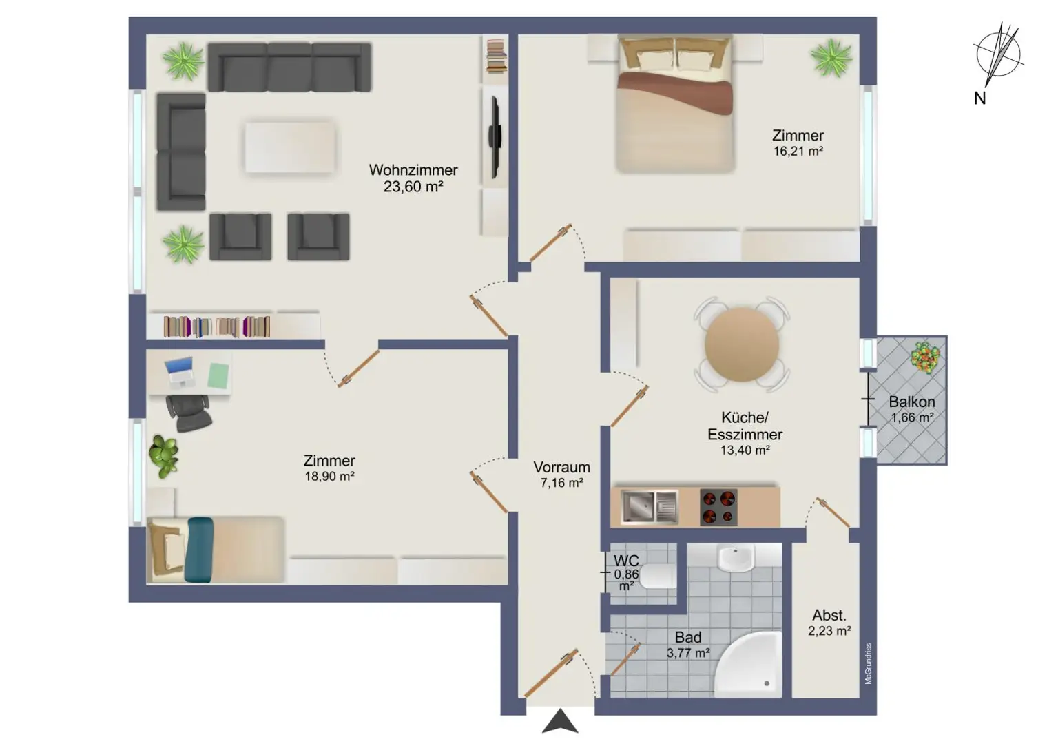 Grundriss schematisch