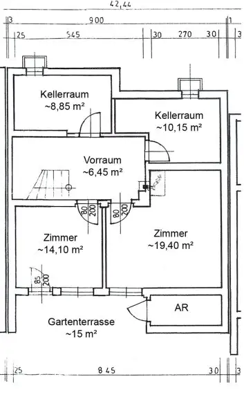 Familienfreundliches Reihenhaus mit Garten und Garage im Ortskern