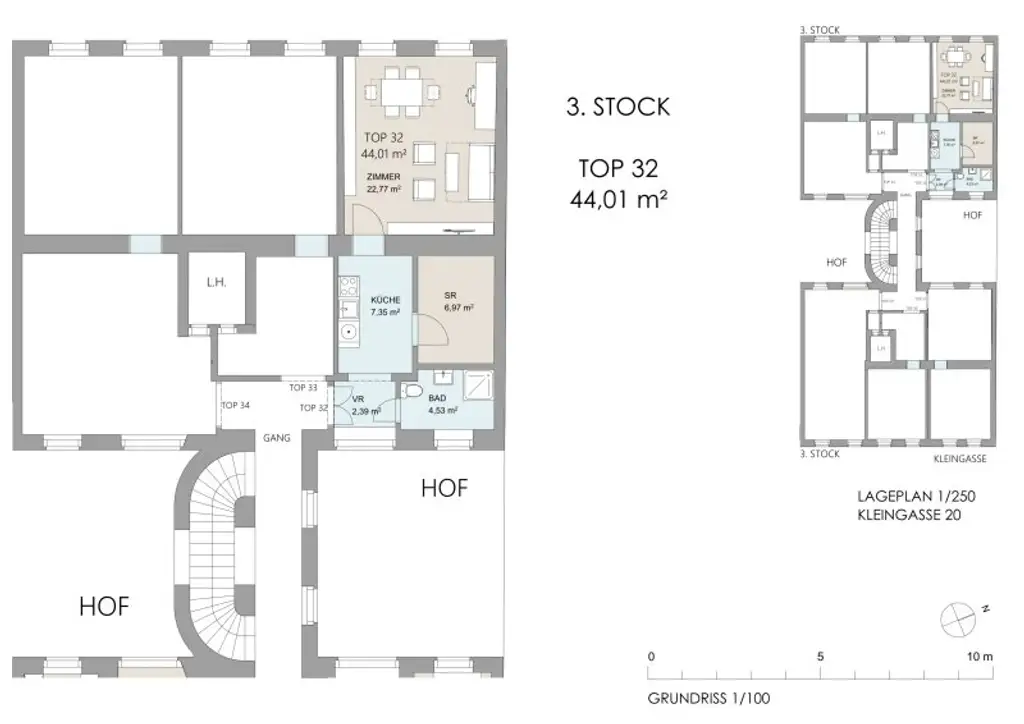 1,5-Zimmer Wohnung Mitten im 3. Bezirk