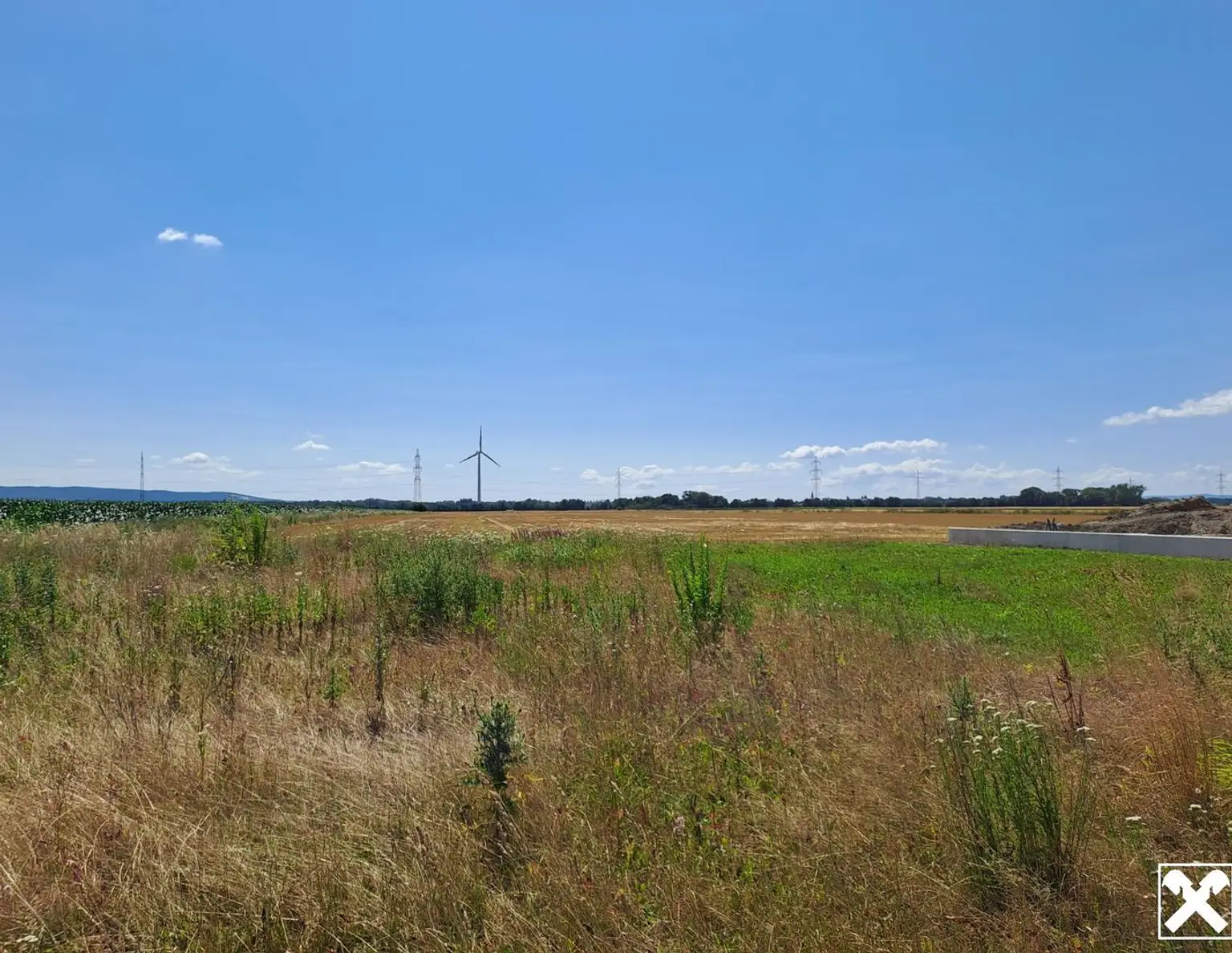 Baugrundstück am Feldesrand