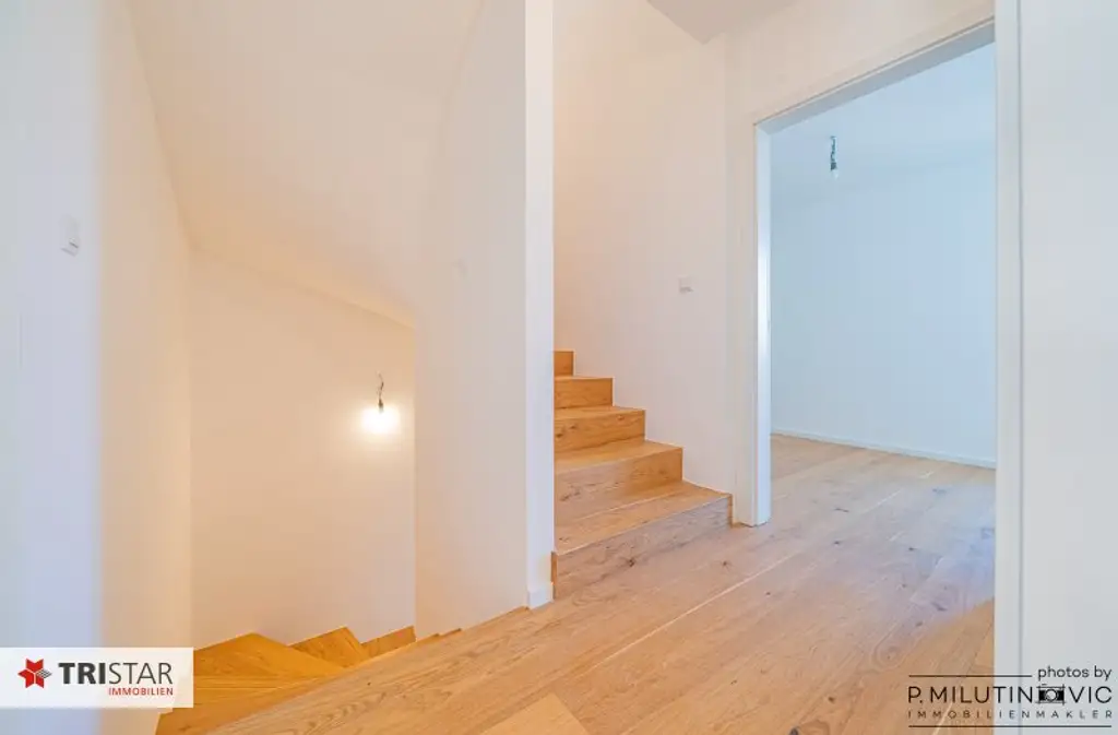 Neu in 2331 Vösendorf++ Erstbezug++Schlüsselfertig++Moderne Doppelhaushälfte für Jungfamilien mit großzügiger Außenfläche 2 Gärten + 2 Terrassen + 4 Balkone++ Gesamtnutzfläche: ca. 240 m²