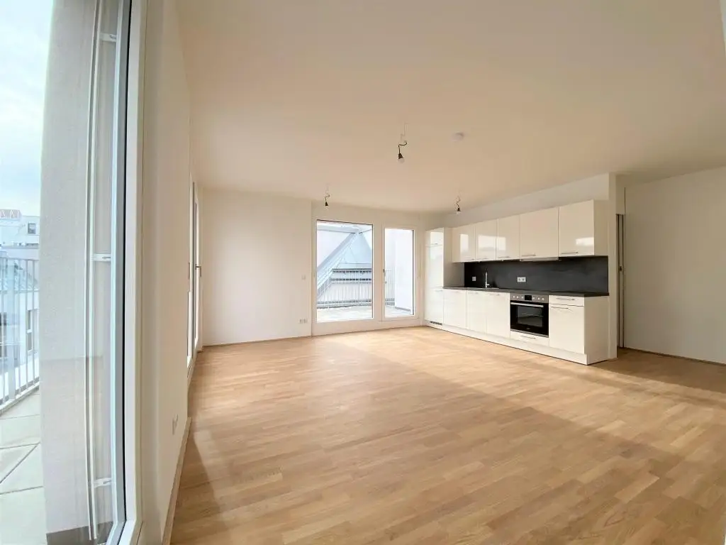 16m² Terrassenfläche!!! DG-Neubauwohnung in der Koloniestraße!!!
