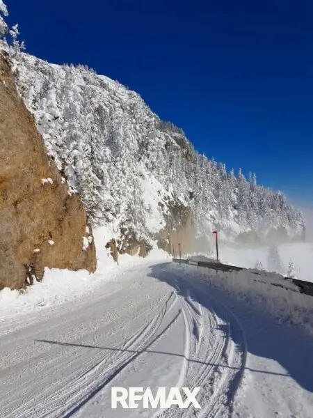 die Stoderstraße im Winter