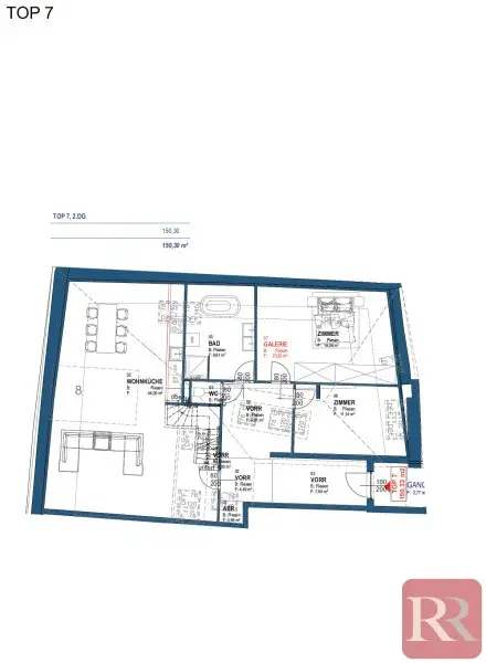Exklusive Dachgeschosswohnung im Herzen von Klosterneuburg
