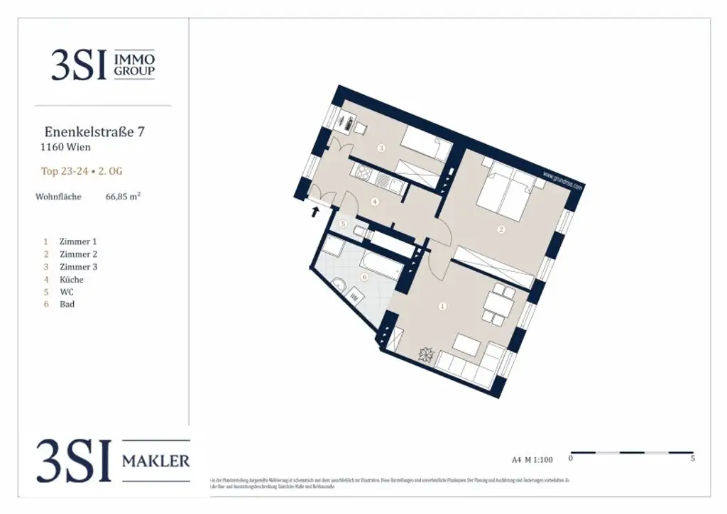 Wohnen mit Charakter – charmante Stilaltbauwohnung mit Hofruhe und Flair