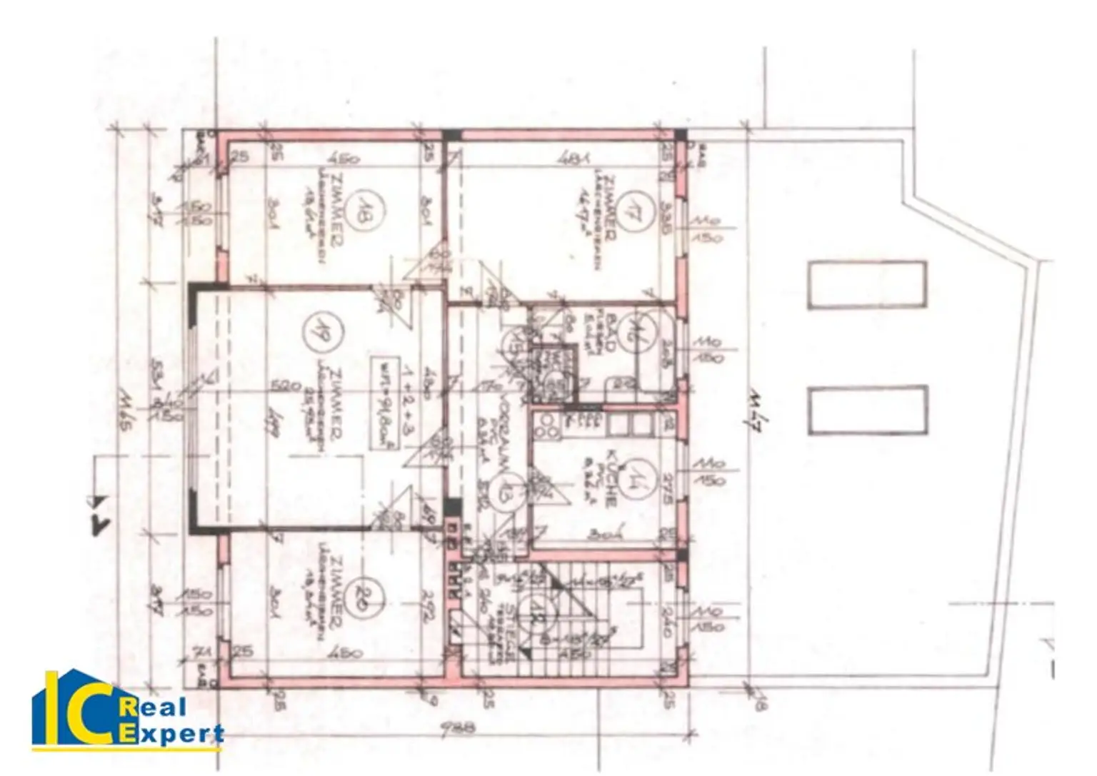 Etagenwohnung mit Terrasse