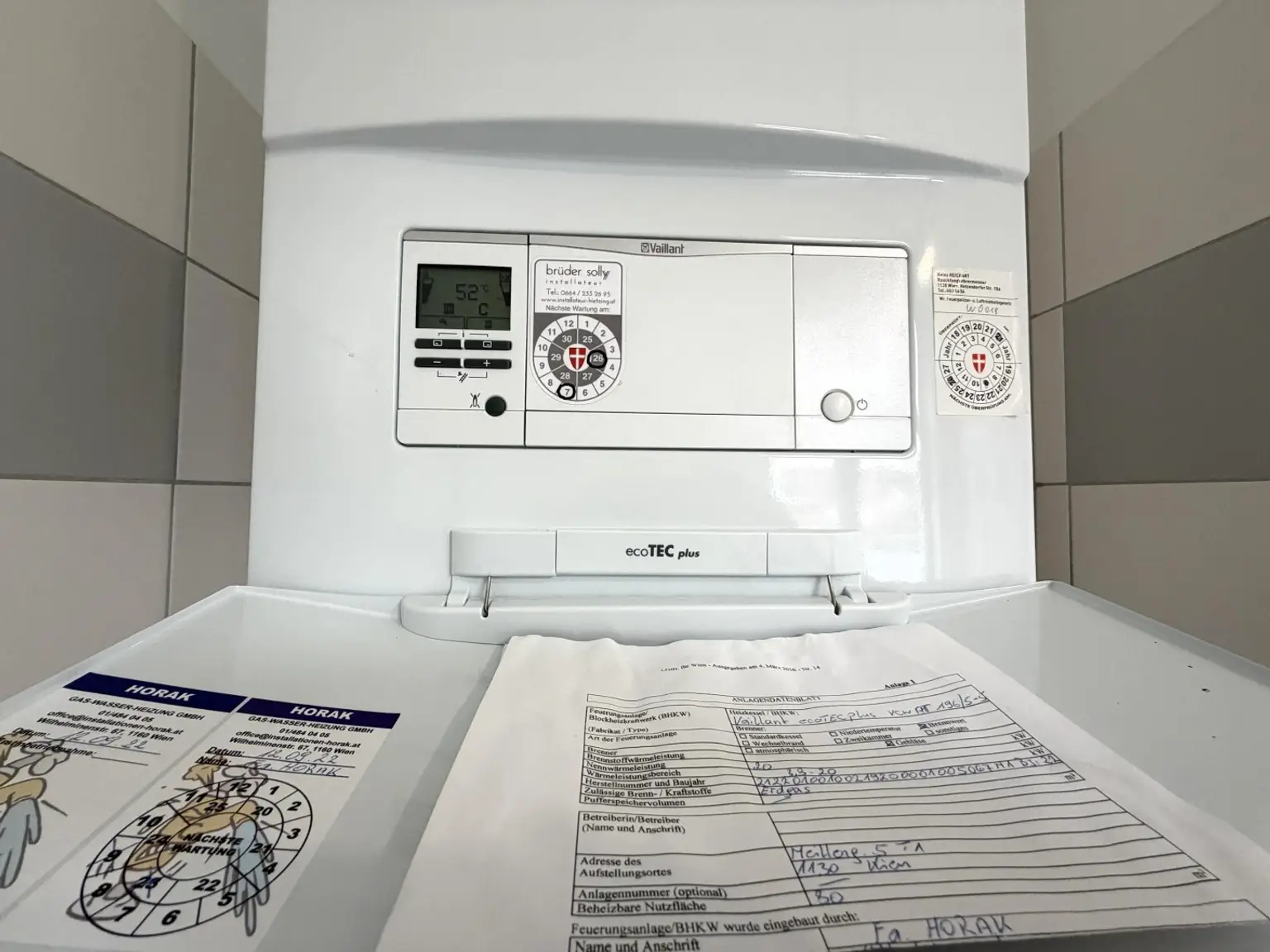 Bad mit Gasetagenheizung