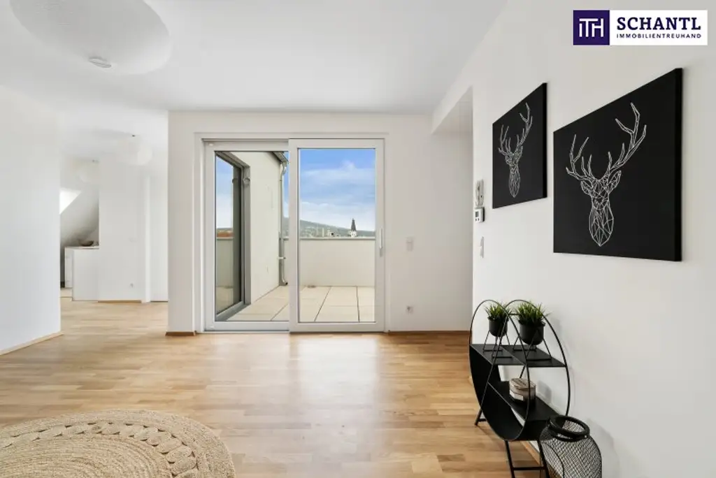 Geniales Penthouse mit über 60 m² Dachterrasse on TOP! Jetzt besichtigen.