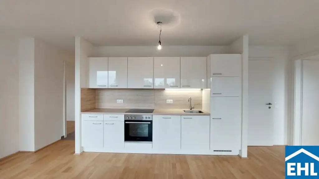 LEOPOLD XXI – Lichtdurchflutete 3-Zimmer-Dachgeschosswohnung mit 2 Balkonen!