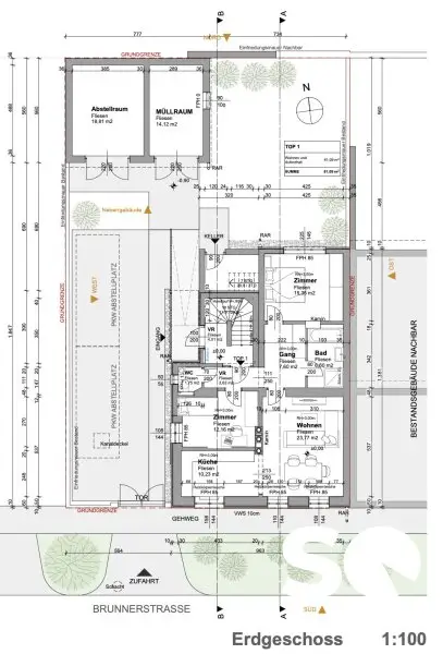 #SQ - WIENER NEUSTADT: EXKLUSIVES WOHNEN UND ARBEITEN UNTER EINEM DACH NAHE DEM STADTZENTRUM
