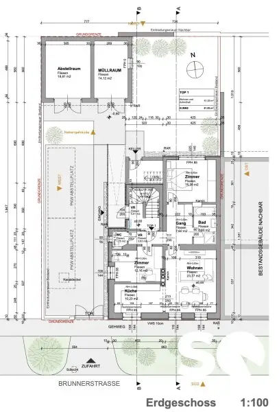#SQ - WIENER NEUSTADT: EXKLUSIVES WOHNEN UND ARBEITEN UNTER EINEM DACH NAHE DEM STADTZENTRUM