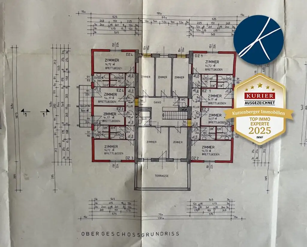 Historisches Herrenhaus im Villenviertel von Baden: ca.450m² WF mit Grundfläche von 1873qm und 17 Zimmern zum Sanieren! (V2 & Schut