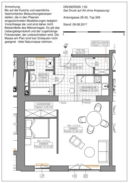 Moderne 2-Zimmer-Wohnung mit offener Wohnküche im 18. Bezirk