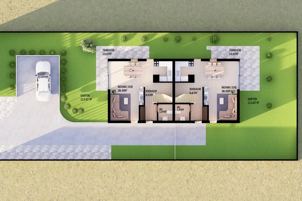 "Neu! Doppelhaushälfte Breitenlee-Neuessling-Aspern-Seestadt"