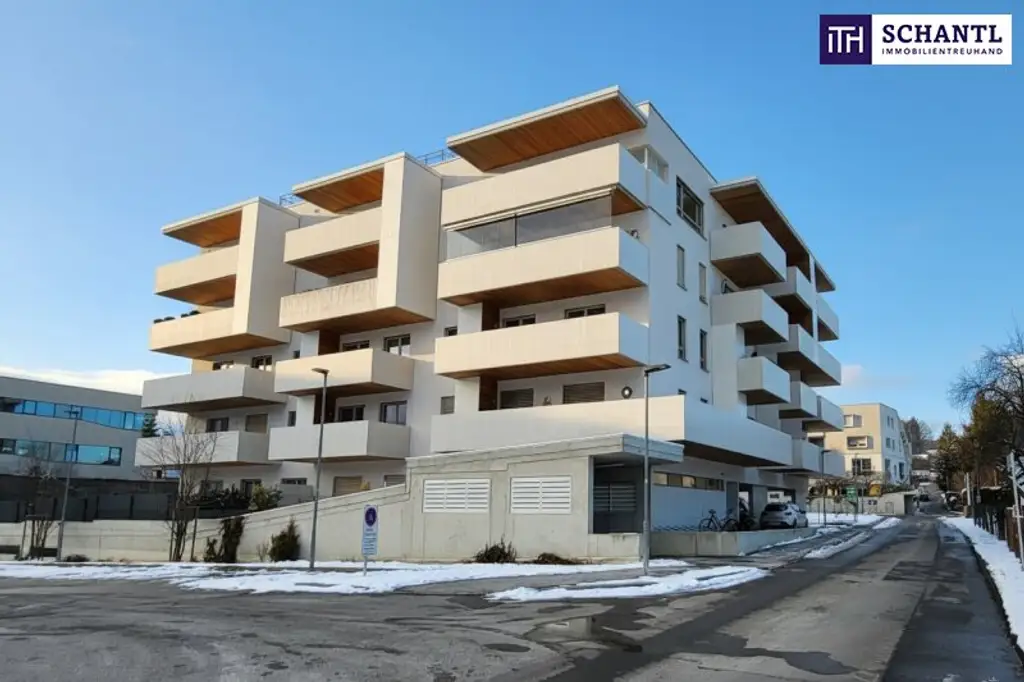 RIESIGE DACHTERRASSE + HOCHWERTIGE AUSSTATTUNG + SÜD/WEST Ausrichtung + Tiefgarage! Nur 7 Min. von Graz entfernt!