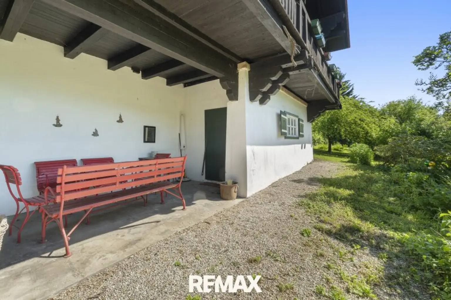 Überdachte Terrasse
