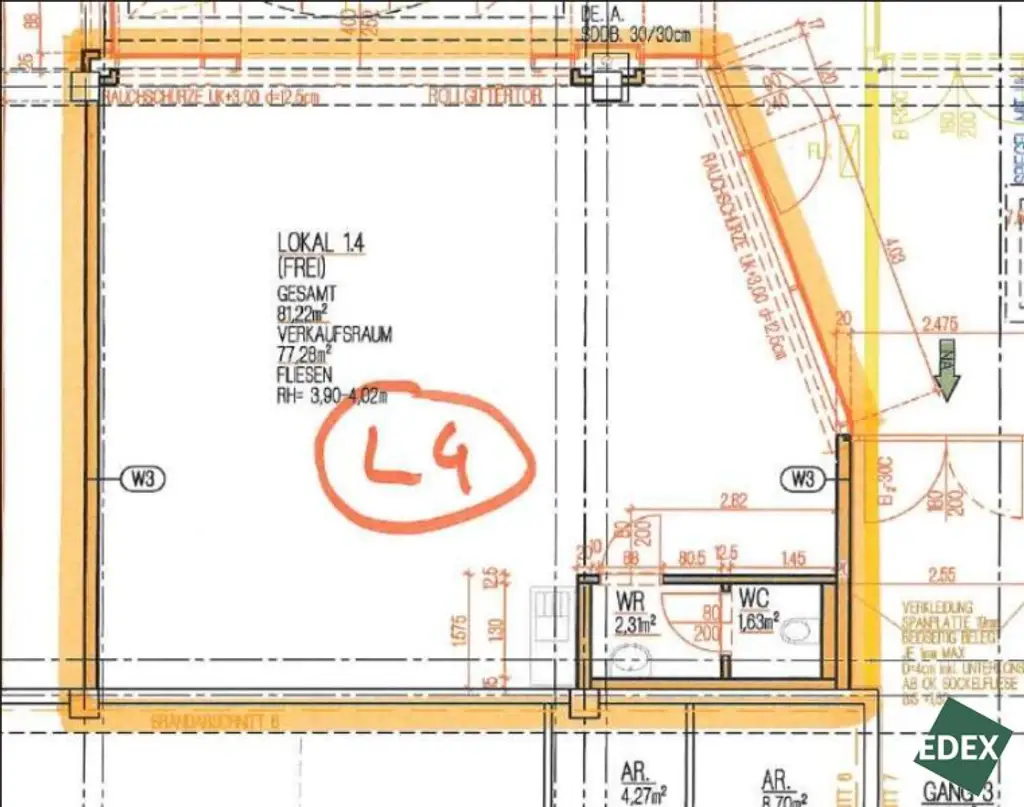 Geschäfts-/Ladenlokal in der Herz-Passage