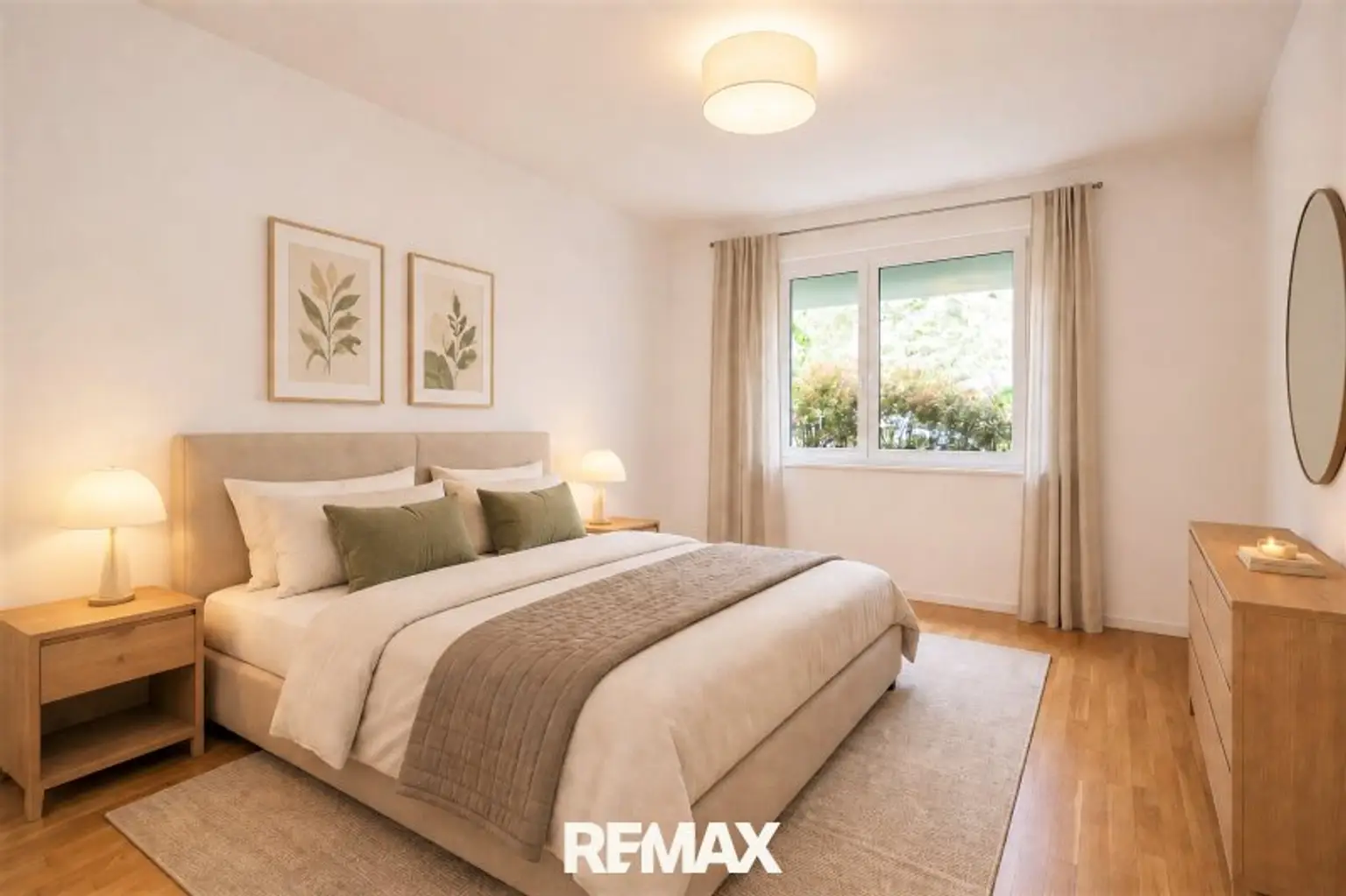 Schlafzimmer (virtuell eingerichtet)