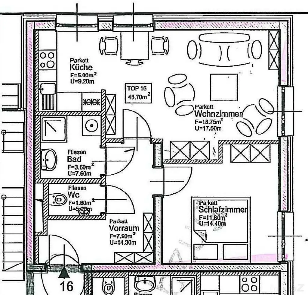 Gepflegte Mietwohnung im Bezirk Geidorf inklusive Tiefgaragenplatz